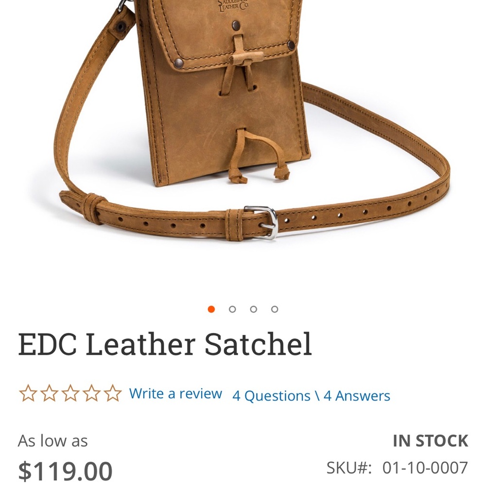 Authentic Saddleback black leather purses